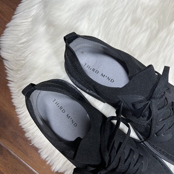 Third Mind Men's Size 10.5 Black The Fred Wing Tip Lace Up Slip On Shoe‎ - Picture 9 of 14